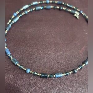 Silpada blue stone choker